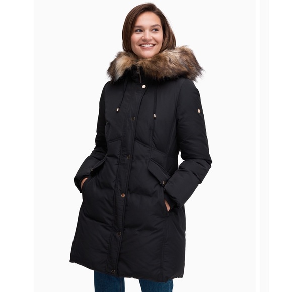 Kate Spade Down Black Parka Jacket